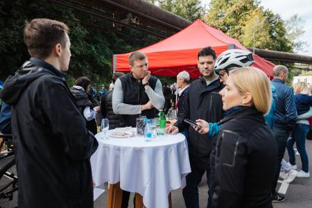 Otvoritev kolesarske CE-SˇT-SˇE-142